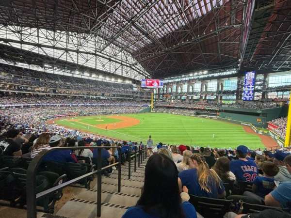 Globe Life Field, section: 125, row: 16, seat: 1
