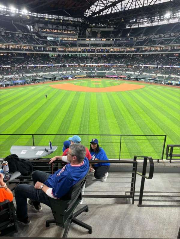 Globe Life Field, section: 134, row: 3, seat: 22