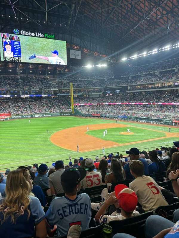 Globe Life Field, section: 106, row: 11, seat: 13