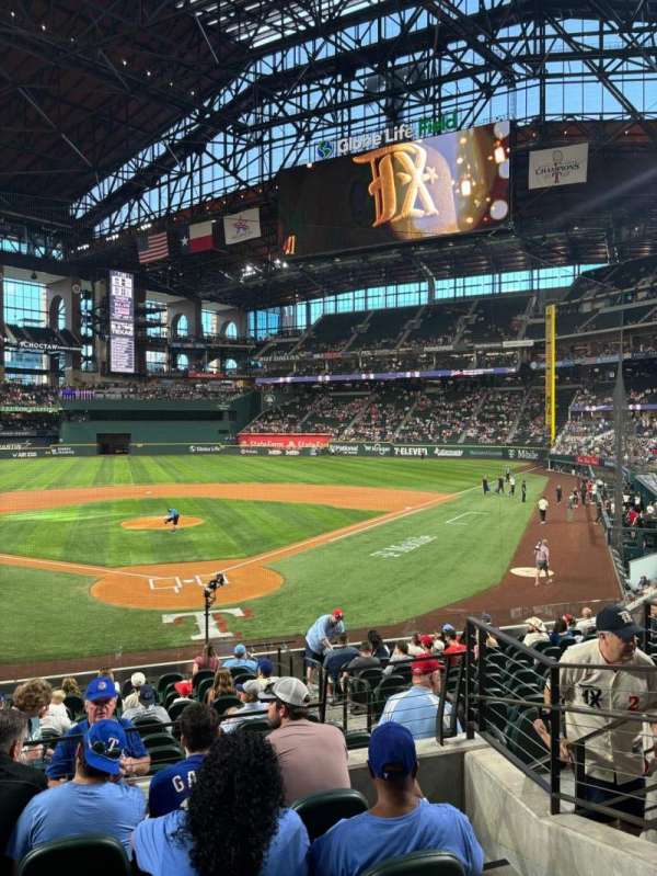 Globe Life Field, section: 13, row: 13, seat: 18