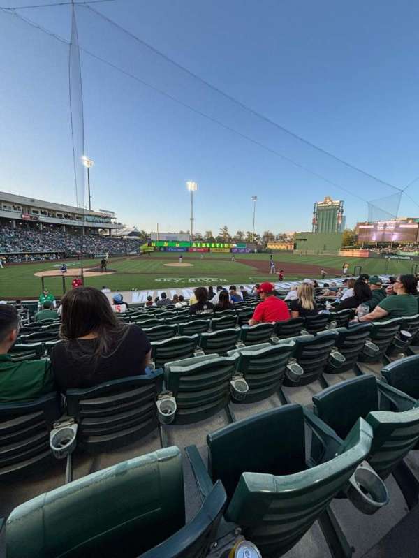 Sutter Health Park, section: 107, row: 14, seat: 12