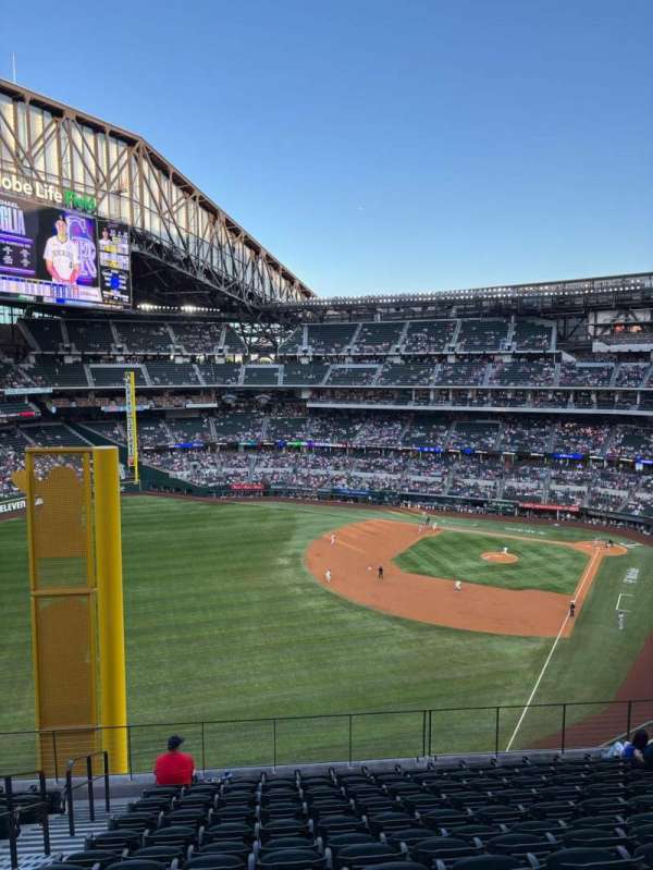 Globe Life Field, section: 202, row: 12, seat: 4