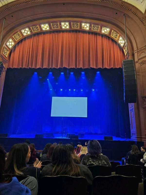 Moore Theatre, section: MAIN C, row: H, seat: 9