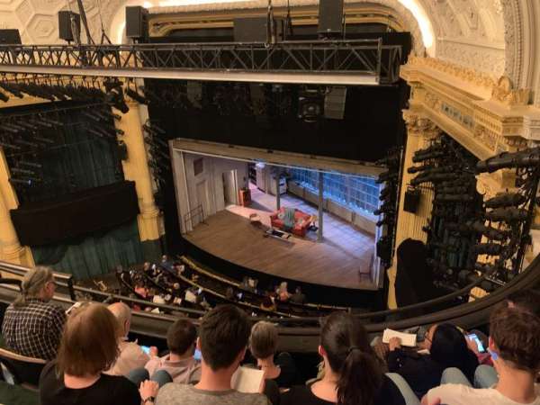 Hudson Theatre, section: Balcony R, row: D, seat: 10