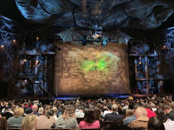 Gershwin Theatre, section: Orchestra C, row: O, seat: 103