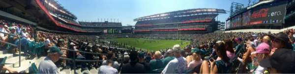 Lincoln Financial Field, section: 126, row: 25, seat: 1