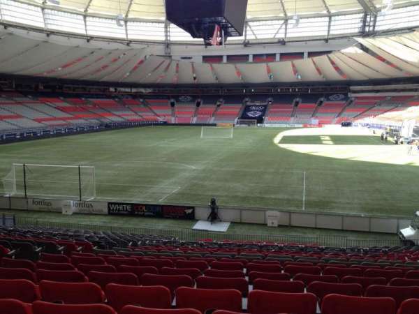 BC Place, section: 226, row: U, seat: 7