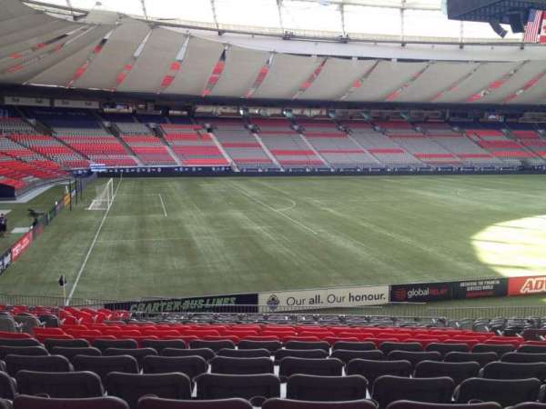 BC Place, section: 219, row: U, seat: 8