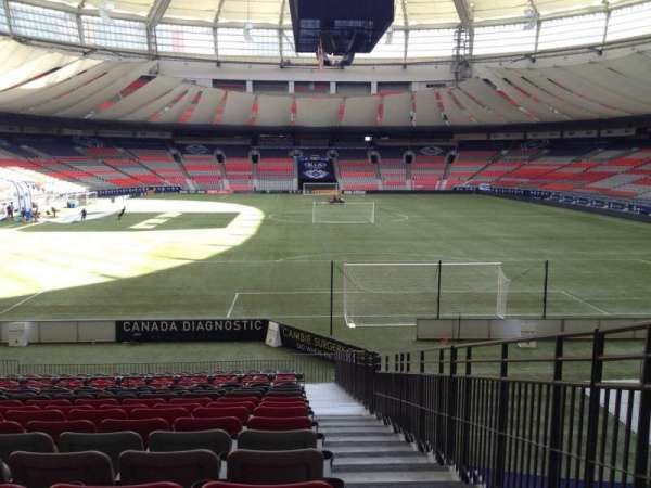BC Place, section: 201, row: U, seat: 101