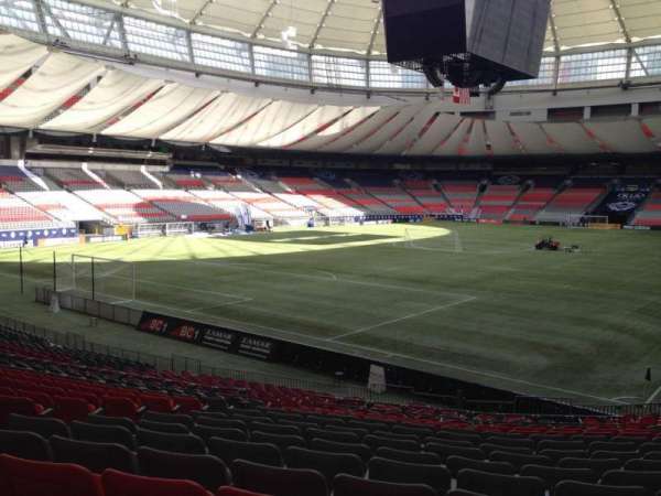 BC Place, section: 251, row: U, seat: 8
