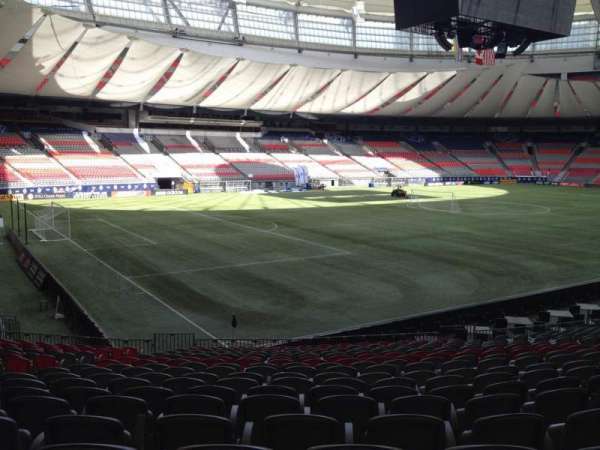 BC Place, section: 248, row: U, seat: 8