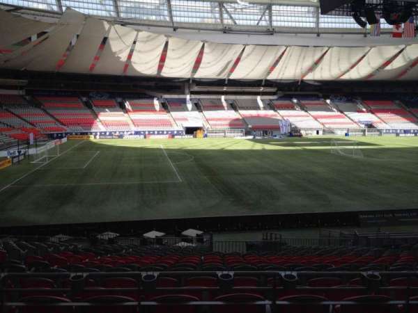 BC Place, section: 245, row: U, seat: 8