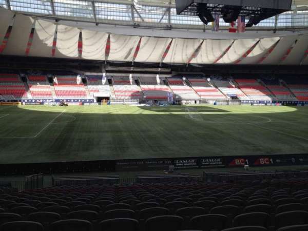 BC Place, section: 244, row: U, seat: 8
