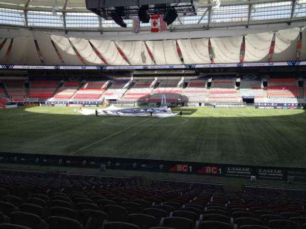 BC Place, section: 240, row: U, seat: 8