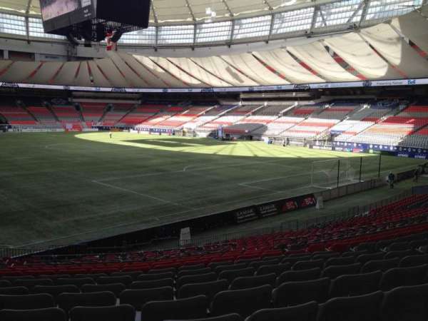 BC Place, section: 233, row: U, seat: 8