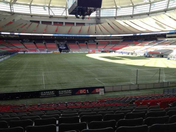 BC Place, section: 230, row: U, seat: 7