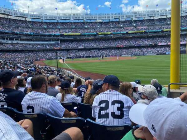Yankee Stadium, section: 108, row: 7, seat: 1