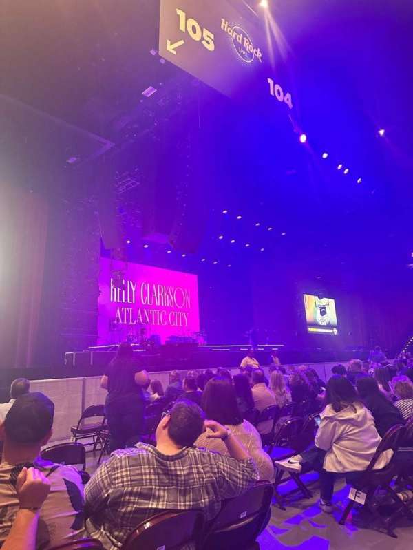 Hard Rock Live at Etess Arena, section: 105, row: H, seat: 6