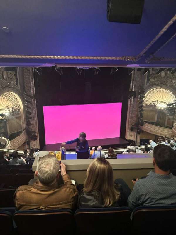Palace Theatre, Broadway, section: Rear Mezzanine C, row: M, seat: 119