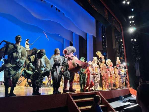 Minskoff Theatre, section: Orchestra L, row: C, seat: 7