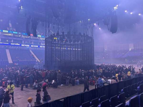 The O2, London, section: 101, row: G, seat: 310