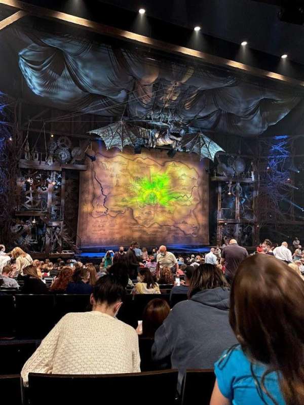 Gershwin Theatre, section: Orchestra L, row: T, seat: 13