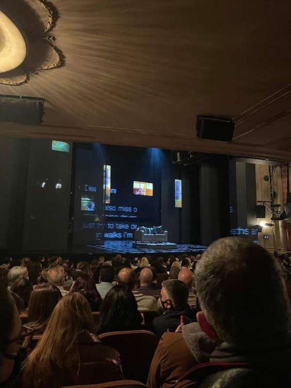 Music Box Theatre, section: Orchestra L, row: P, seat: 11