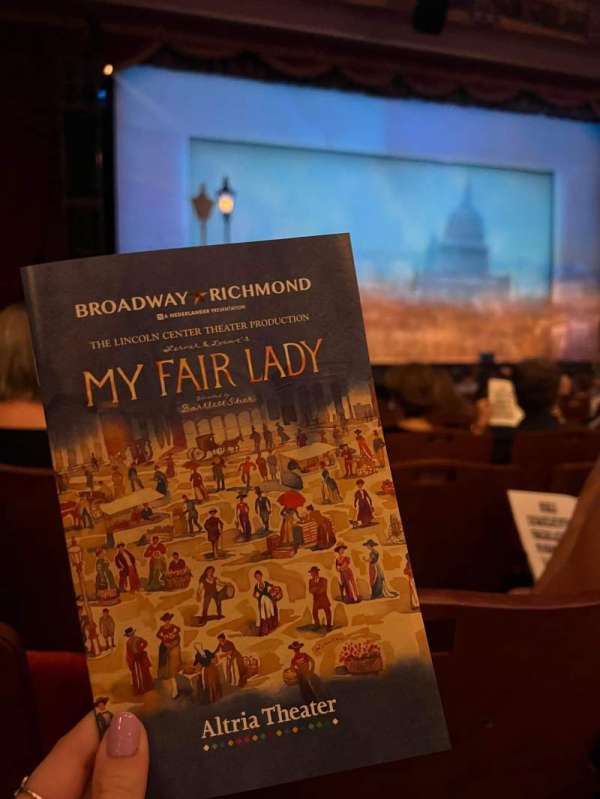 Altria Theater, section: Orchestra D, row: K, seat: 406