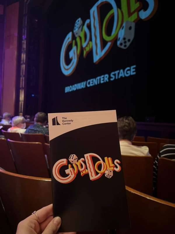 The Kennedy Center Eisenhower Theater, section: Orchestra R, row: G, seat: 14