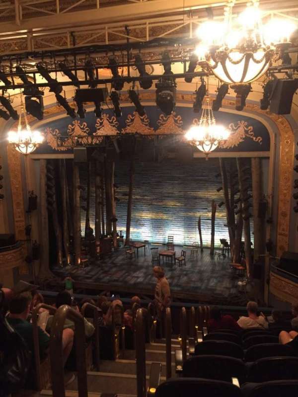 Gerald Schoenfeld Theatre, section: Mezzanine R, row: K, seat: 4