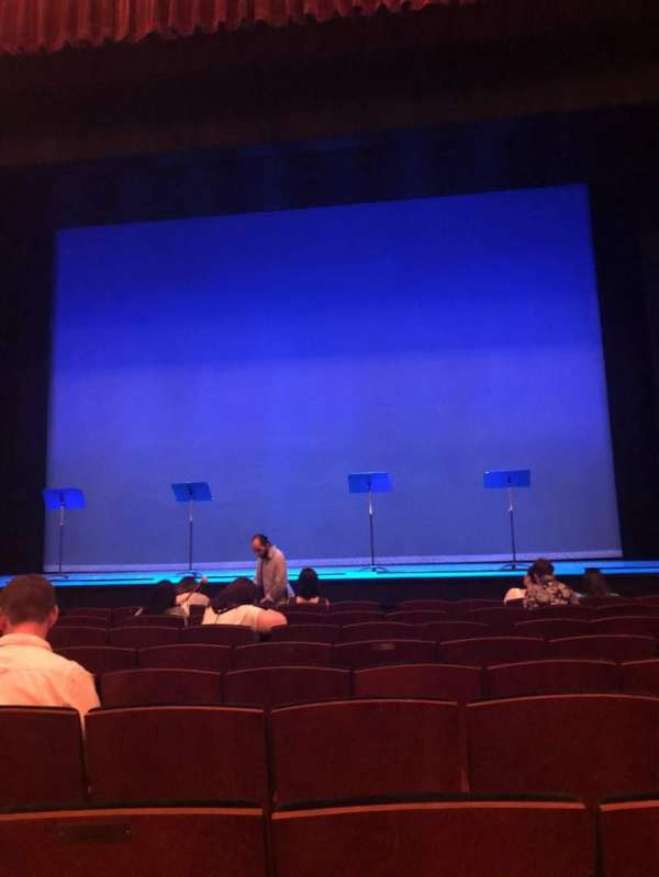 Mainstage at the New York City Center, section: Orchestra C, row: F, seat: 114