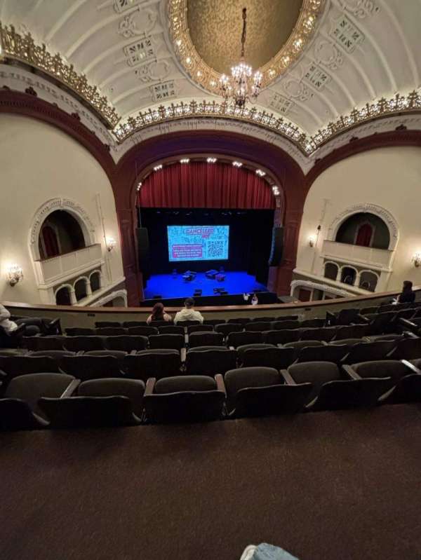 Moore Theatre, section: Balcony L, row: F, seat: 1