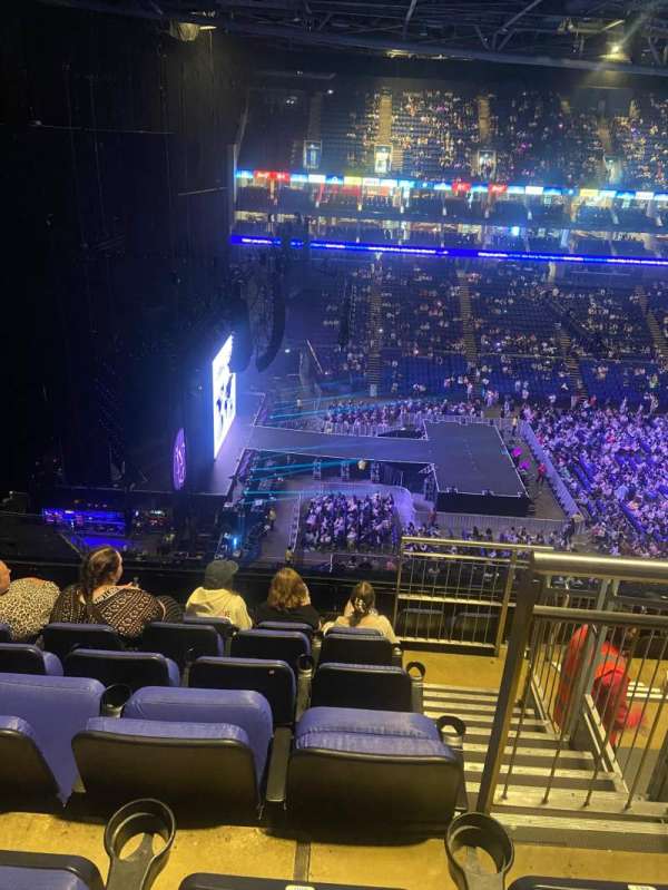 The O2, London, section: 402, row: H, seat: 481