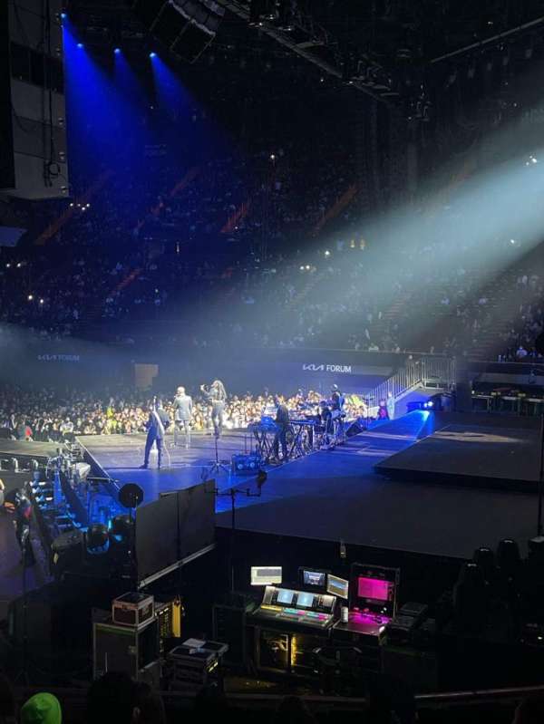Kia Forum, section: 114, row: 8, seat: 5-6