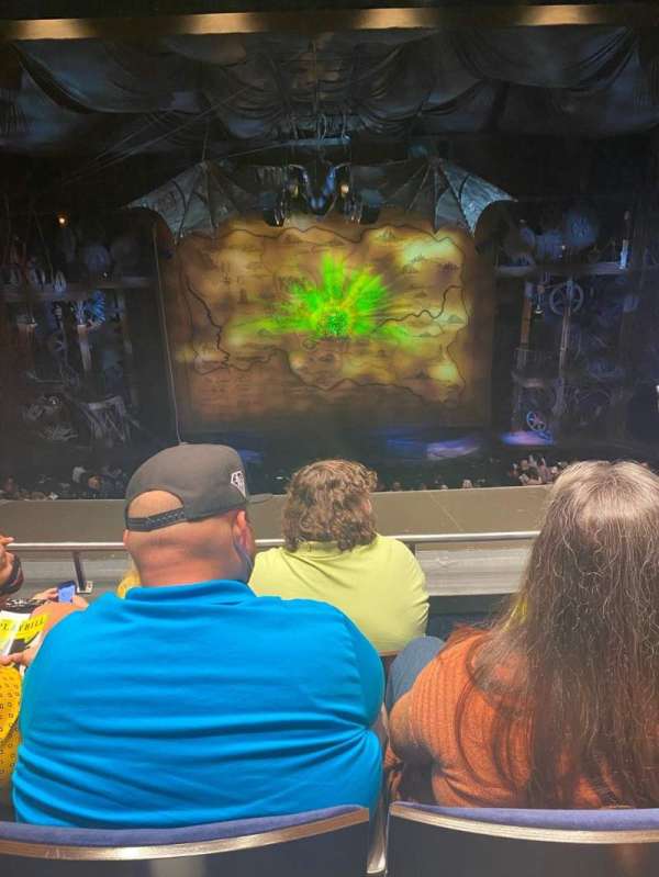 Gershwin Theatre, section: Front Mezzanine C, row: C, seat: 110