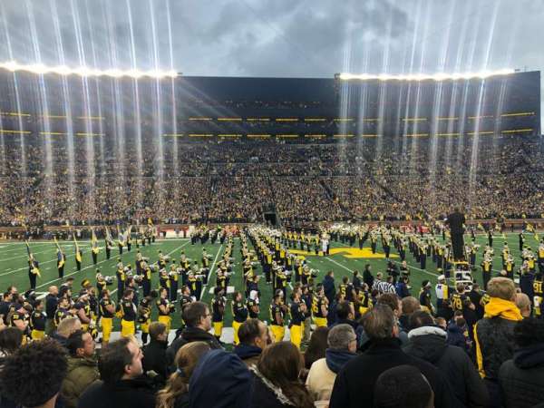 Michigan Stadium, section: 24, row: 6, seat: 23