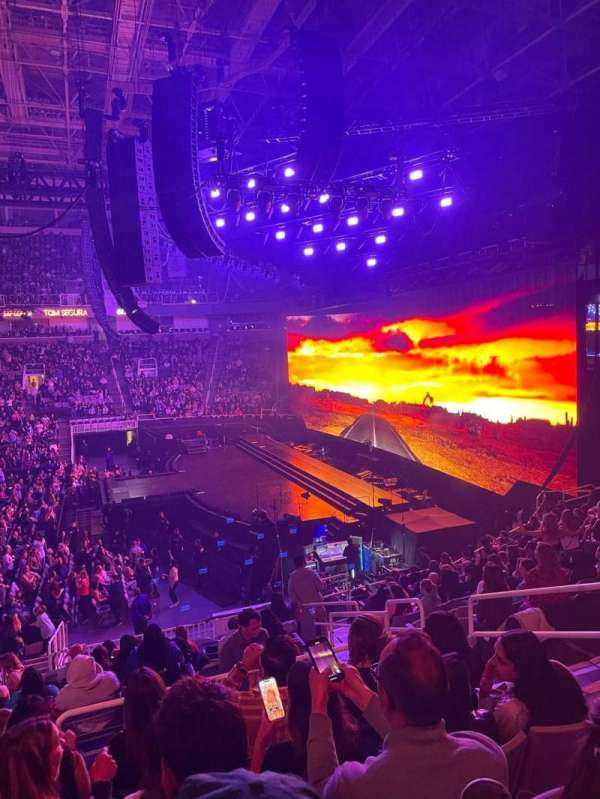 SAP Center, section: 128, row: 22, seat: 4