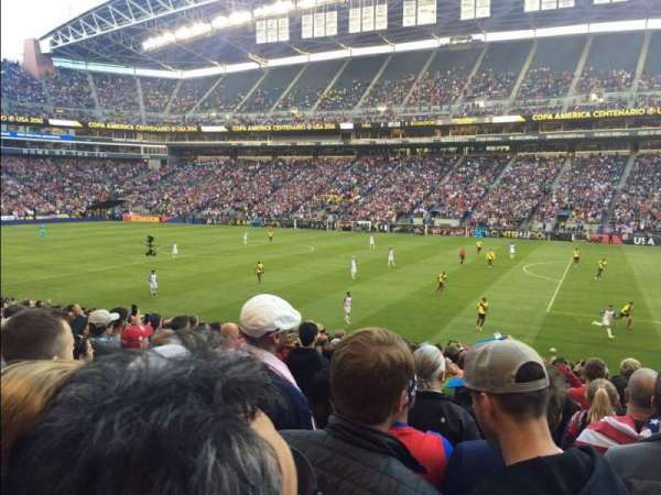 Lumen Field, section: 106, row: V, seat: 3