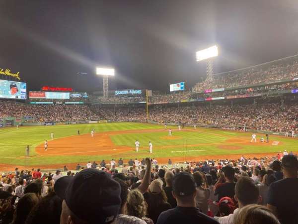 Fenway Park, section: Grandstand 26, row: 2, seat: 21