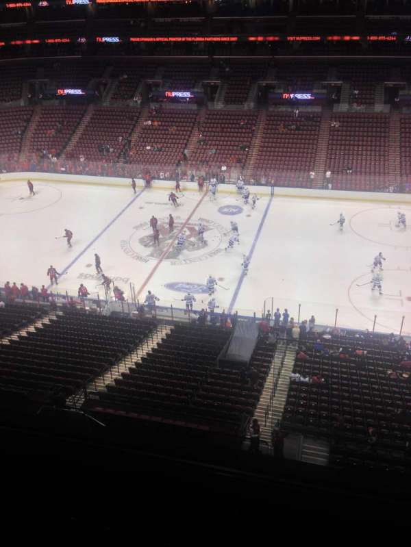 Amerant Bank Arena, section: 334, row: 2, seat: 1