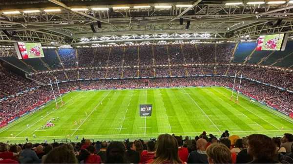 Principality Stadium, section: U30, row: 27, seat: 18