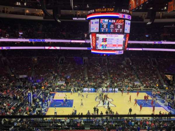 Xfinity Mobile Arena, section: 212, row: 1, seat: 17