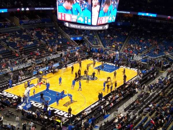 Kia Center, section: 230, row: 1, seat: 9