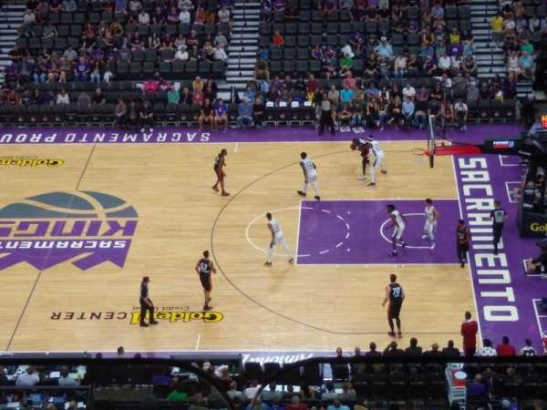 Golden 1 Center, section: 204, row: D, seat: 15