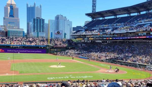 PNC Park, section: 123, row: X, seat: 11