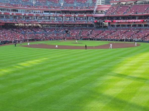 Great American Ball Park, section: 144, row: M, seat: 8