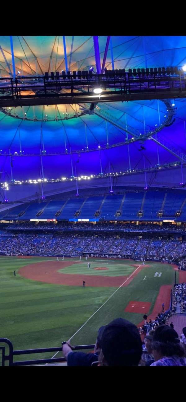 Tropicana Field, section: 341, row: E, seat: 1