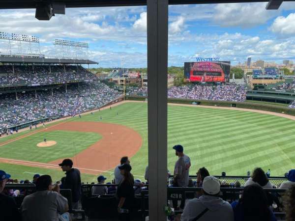 Wrigley Field, section: 428R, row: 4, seat: 1