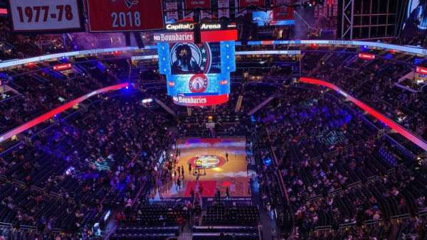 Capital One Arena, section: 409, row: K, seat: 12