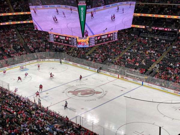 Prudential Center, section: 216, row: 1, seat: 1